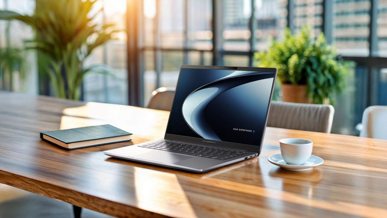 ASUS ExpertBook P3配備獨家ASUS AI ExpertMeet及視訊浮水印，全面優化視訊會議體驗，是行動辦公的最佳利器。